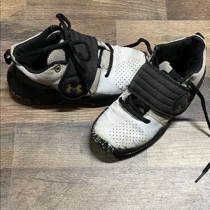 Under Armour Kids' Black and White Sneakers